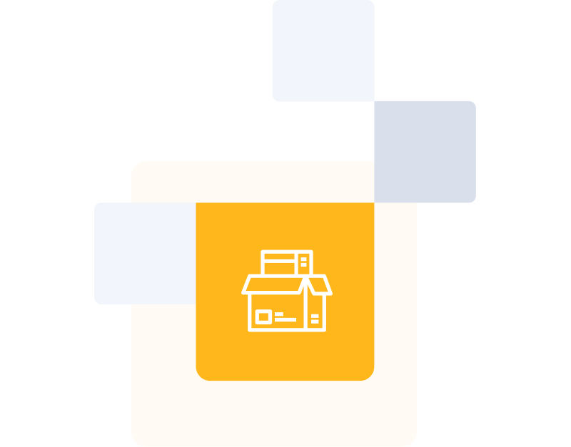 Delivery statistical graphic icon.